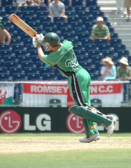 Ireland captain William Porterfield in World Cup action.