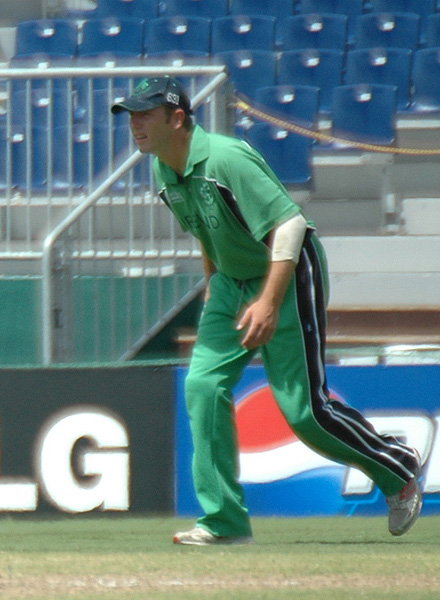 Andrew White makes his seasonal debut for Instonians in the Irish Cup 1st Round